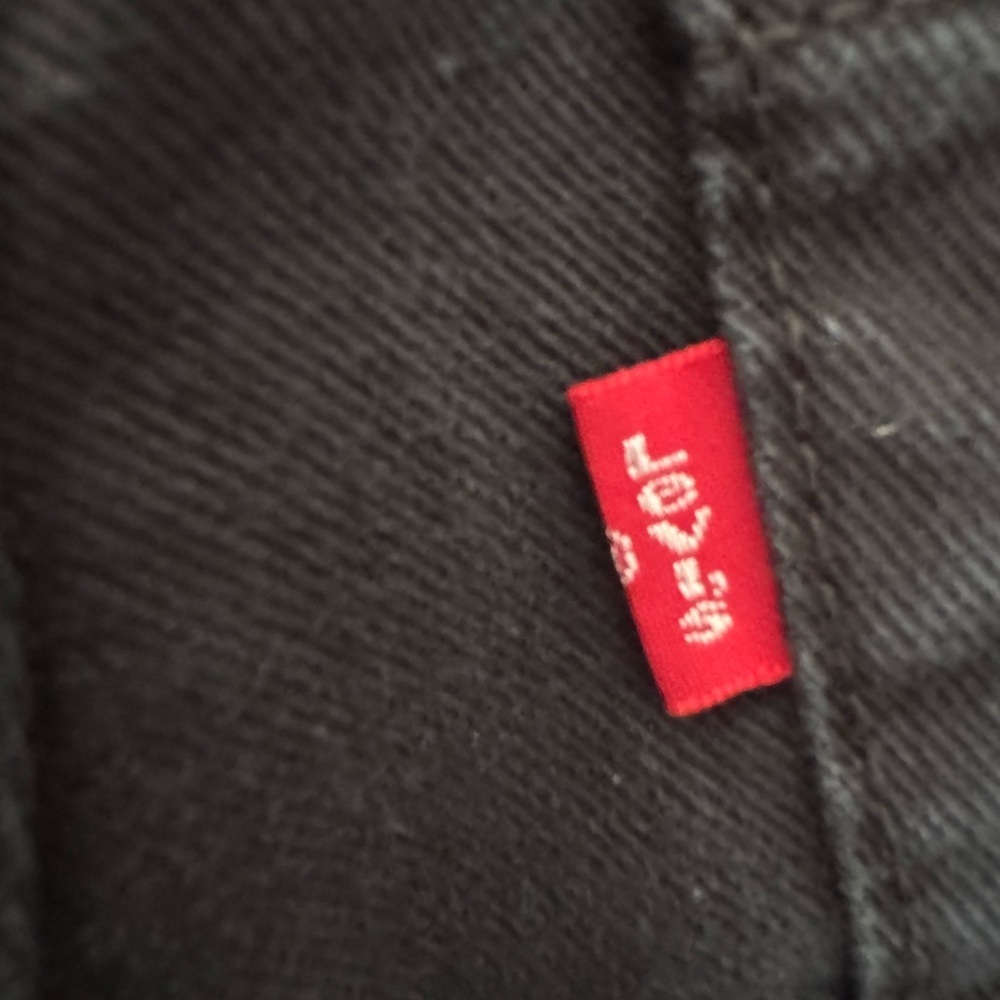 Levi’s 550 Women’s Black relaxed bootcut Jeans Size 12 misses black - Picture 7 of 10